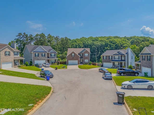 1221 Sky Top Ln, Powell, TN 37849 - view of asphalt road with a residential view and curbs