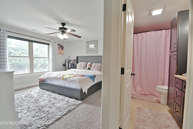 11957 Lakehurst Ln, Knoxville, TN 37934 - bedroom featuring a ceiling fan and baseboards