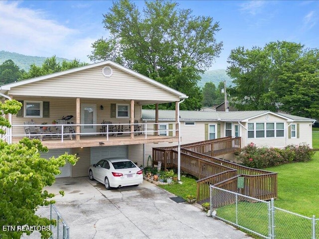 205 Ellison Rd, Lafollette, TN 37766 - view of front of property featuring a garage and driveway