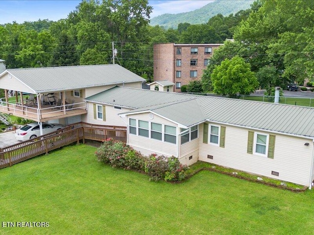 205 Ellison Rd, Lafollette, TN 37766 - view of subject property with a heavily wooded area