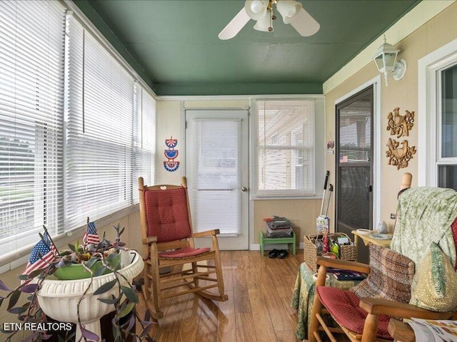 205 Ellison Rd, Lafollette, TN 37766 - sunroom featuring wood finished floors and healthy amount of natural light