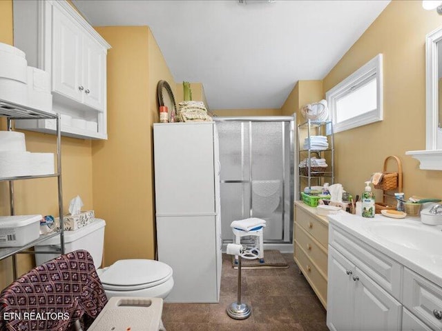 205 Ellison Rd, Lafollette, TN 37766 - full bathroom featuring a stall shower and vanity