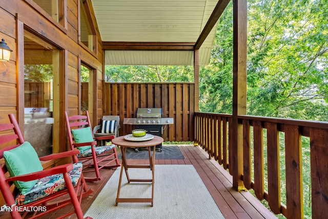 2011 Ridgecrest Loop Ln, Sevierville, TN 37876 - wooden deck with grilling area