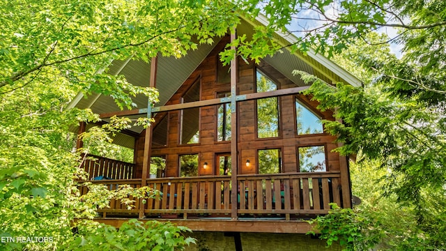 2011 Ridgecrest Loop Ln, Sevierville, TN 37876 - rear view of property with a wooden deck
