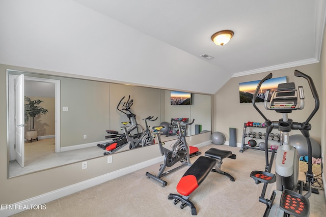 920 Andover View Ln, Knoxville, TN 37922 - exercise room with carpet and vaulted ceiling