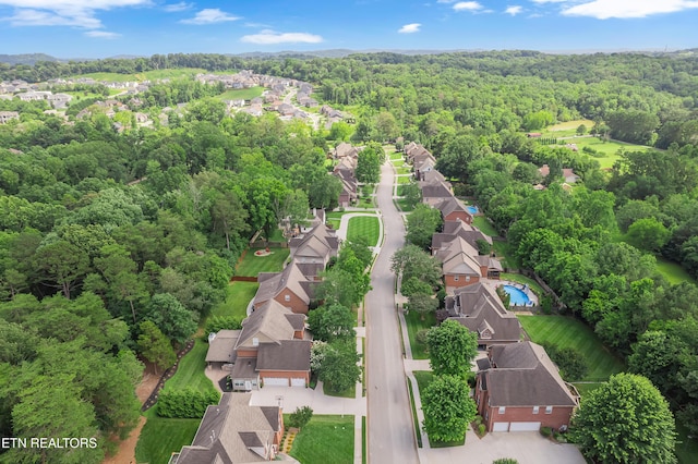 920 Andover View Ln, Knoxville, TN 37922 - aerial perspective of suburban area featuring a forest
