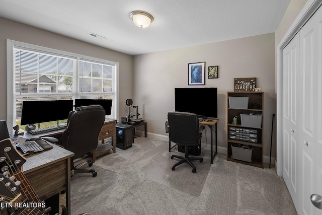 3038 Lazy River Dr, Knoxville, TN 37931 - office with light carpet and baseboards