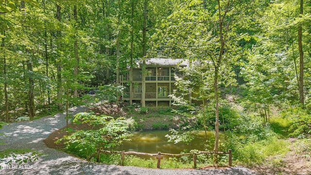 2991 Walden Flats Way, Sevierville, TN 37862 - view of home's community featuring a wooded view and a water view