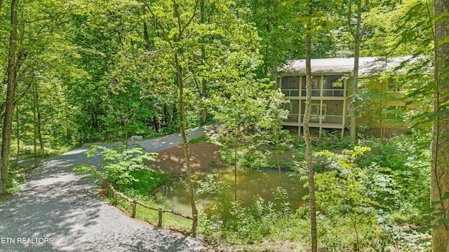 2991 Walden Flats Way, Sevierville, TN 37862 - exterior view of a heavily wooded area
