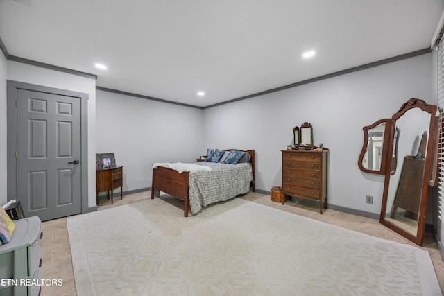 2991 Walden Flats Way, Sevierville, TN 37862 - bedroom featuring crown molding and recessed lighting