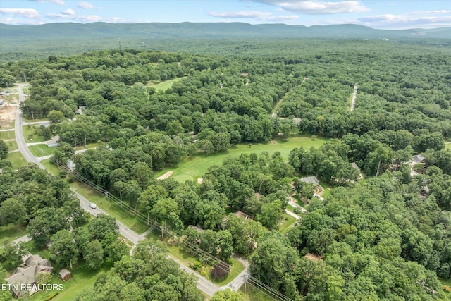 103 Wickham Ln, Fairfield Glade, TN 38558 - bird's eye view of a heavily wooded area and a mountain backdrop