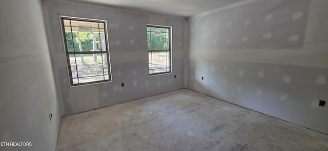 2333 Arrow Trl, Monterey, TN 38574 - spare room with unfinished concrete flooring