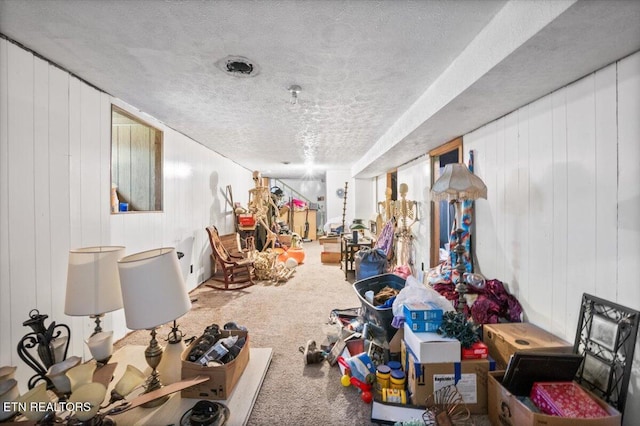 330 Dilbeck Ln, Caryville, TN 37714 - finished basement featuring carpet flooring and a textured ceiling