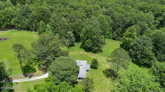 330 Dilbeck Ln, Caryville, TN 37714 - aerial view of property's location featuring a heavily wooded area