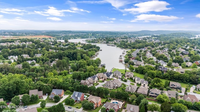 12209 Preston Landing Way, Knoxville, TN 37922 - aerial perspective of suburban area featuring a nearby body of water
