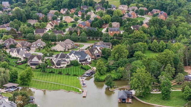 12209 Preston Landing Way, Knoxville, TN 37922 - aerial view of residential area with a nearby body of water and a tree filled landscape