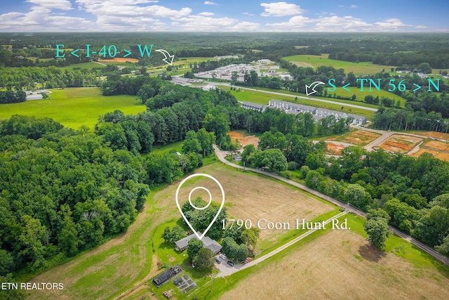 1790 Coon Hunt Rd, Baxter, TN 38544 - bird's eye view