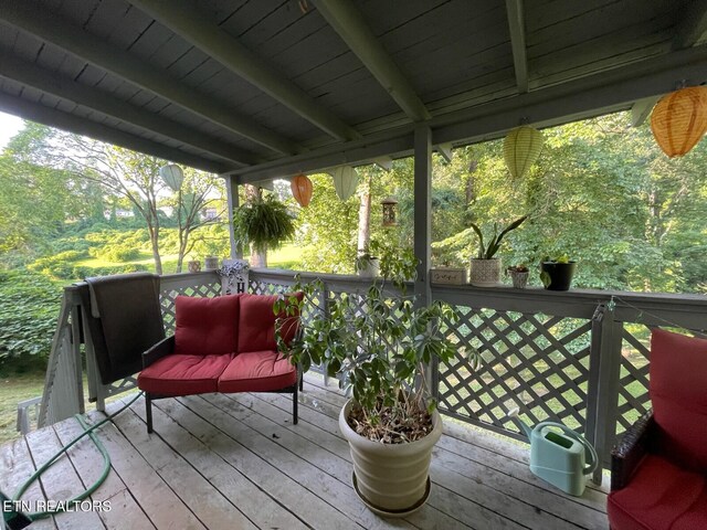 116 Lasalle Rd, Oak Ridge, TN 37830 - view of wooden terrace