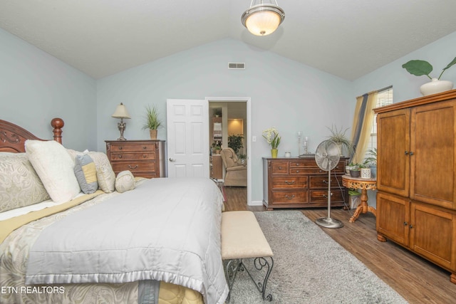 5632 Libby Way, Knoxville, TN 37924 - bedroom with wood finished floors and vaulted ceiling