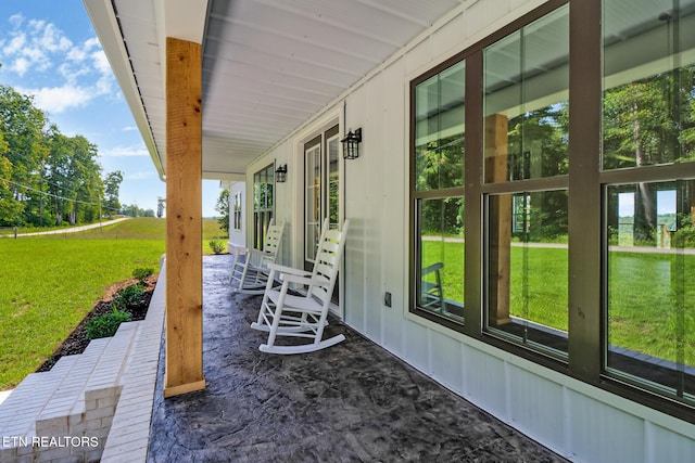 320 Ridge Ln, Monterey, TN 38574 - porch with a lawn