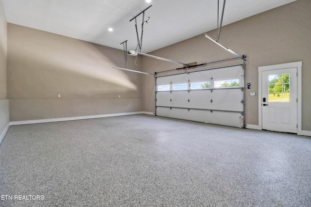 320 Ridge Ln, Monterey, TN 38574 - garage with a garage door opener and baseboards