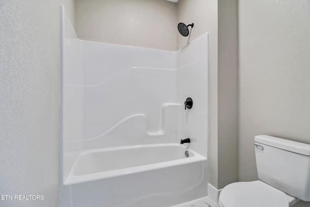 320 Ridge Ln, Monterey, TN 38574 - bathroom with toilet and shower / washtub combination
