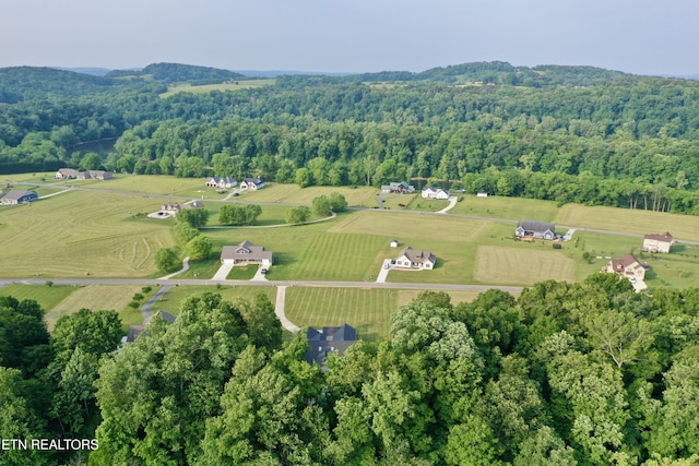 2005 River Mist Cir, New Market, TN 37820 - aerial view of sparsely populated area with a heavily wooded area