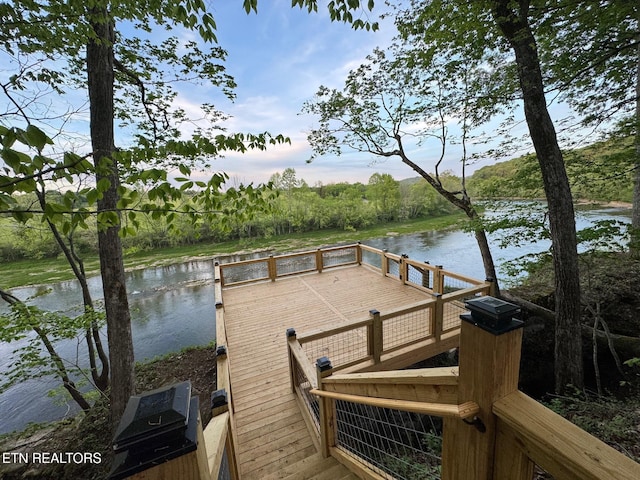 2005 River Mist Cir, New Market, TN 37820 - dock featuring a water view