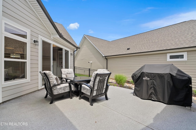 402 Sycamore Pl, Loudon, TN 37774 - view of patio / terrace featuring grilling area and outdoor dining area