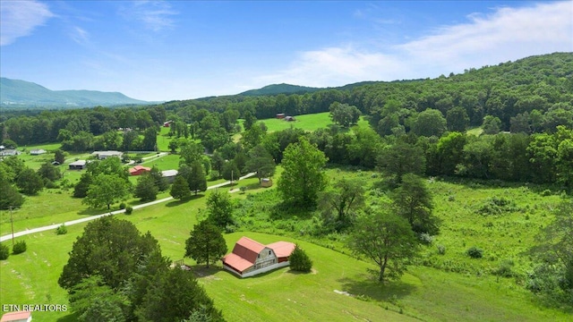 288 Forks Grove Rd, Lafollette, TN 37766 - aerial view of a forest and a mountainous background