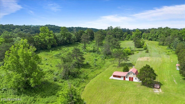 288 Forks Grove Rd, Lafollette, TN 37766 - view from above of property with a heavily wooded area