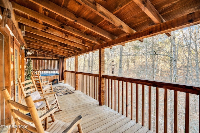 2784 Mountain View Cir, Sevierville, TN 37862 - view of deck