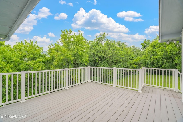 363 Staghorn Ln, Seymour, TN 37865 - deck with a wooded view