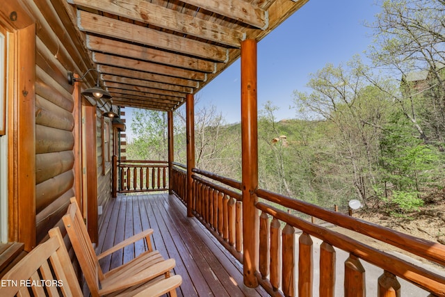 1032 Black Bear Cub Way, Sevierville, TN 37862 - view of deck