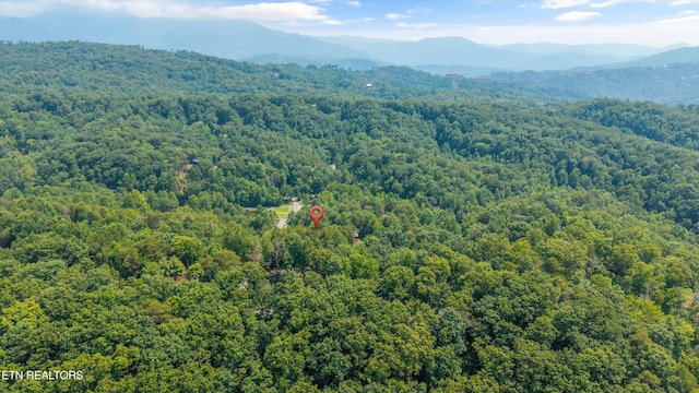 1235 Honeysuckle Ln, Sevierville, TN 37876 - bird's eye view of a forest and a mountainous background