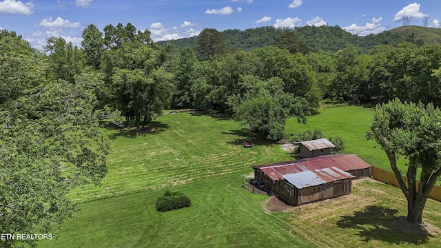 302 Lake St, Harriman, TN 37748 - aerial view of sparsely populated area with a forest