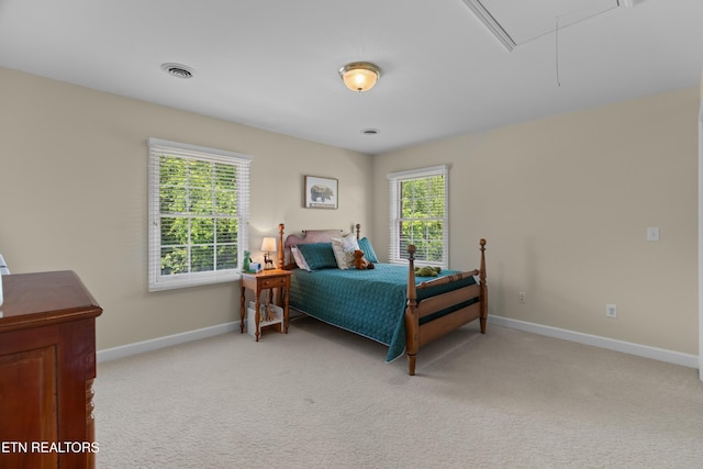 112 Reed Cir, Johnson City, TN 37601 - bedroom featuring attic access and carpet
