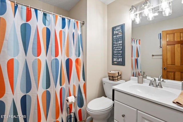 824 Deerfield Way, Lafollette, TN 37766 - bathroom with vanity and curtained shower
