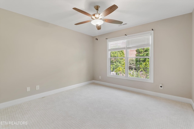 9208 Palomino Way, Knoxville, TN 37922 - spare room with light carpet and a ceiling fan
