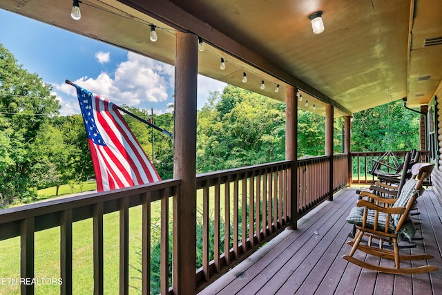 509 Thomas Loop Rd, Sevierville, TN 37876 - view of wooden terrace
