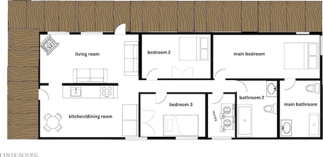 509 Thomas Loop Rd, Sevierville, TN 37876 - view of floor plan / room layout