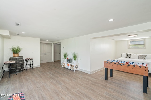 713 Concord Rd, Knoxville, TN 37934 - playroom with light wood-style flooring and recessed lighting