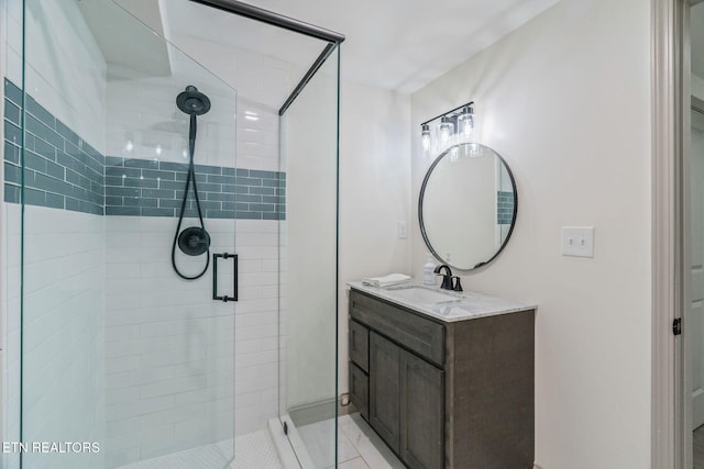 713 Concord Rd, Knoxville, TN 37934 - bathroom with a stall shower and vanity