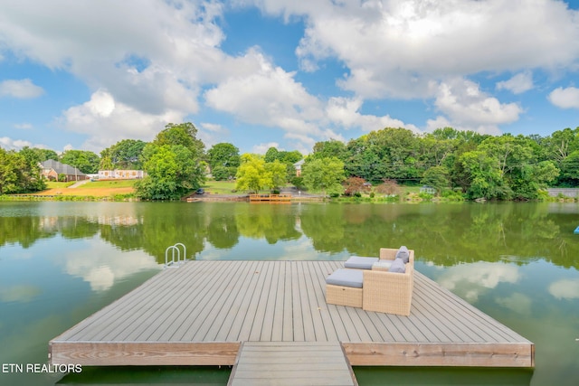 713 Concord Rd, Knoxville, TN 37934 - dock featuring a water view and view of wooded area