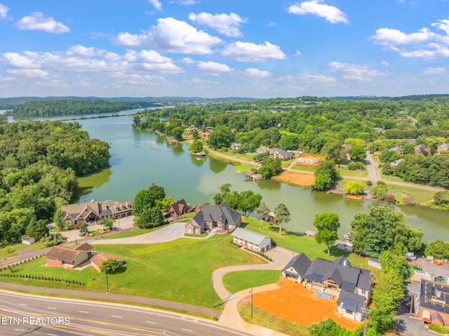 713 Concord Rd, Knoxville, TN 37934 - aerial perspective of suburban area with a nearby body of water