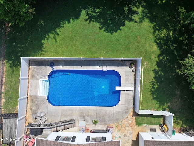 616 Loop Rd, Knoxville, TN 37934 - aerial view of a pool area