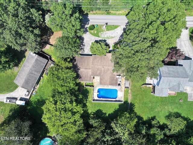 616 Loop Rd, Knoxville, TN 37934 - drone / aerial view of a pool