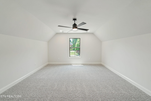 1100 Regality Way, Knoxville, TN 37923 - bonus room featuring lofted ceiling, carpet floors, and a ceiling fan