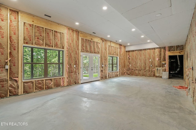1100 Regality Way, Knoxville, TN 37923 - below grade area featuring recessed lighting and french doors