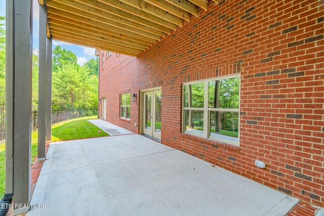 1100 Regality Way, Knoxville, TN 37923 - view of patio featuring french doors